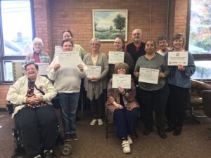 participants of Living Healthy with Diabetes workshop