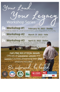 Cover photo for Your Land, Your Legacy Workshop Series