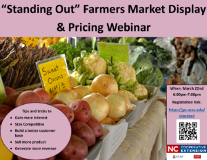 Cover photo for Standing Out Farmers Market Display Webinar
