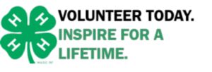 4-H volunteer today inspire for a lifetime logo