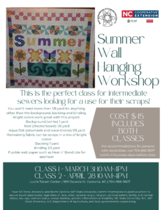 summer wall hanging workshop