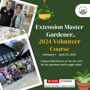 Extension Master Gardener 2024 Course