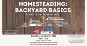 Cover photo for Homesteading: Backyard Basics Workshop